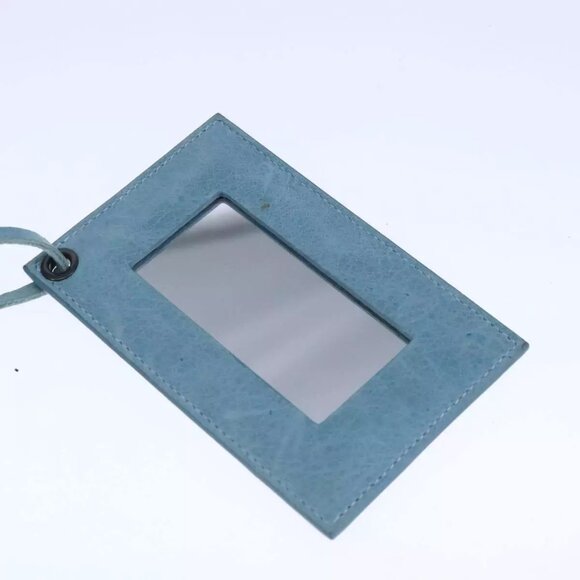 BALENCIAGA The City Hand Bag Leather 2way Light Blue Auth - Picture 4 of 16